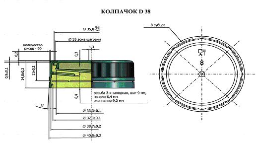 Диаметр 38 мм. Крышка Bericap 38 мм чертеж. Крышка на ПЭТ 38 мм чертеж. ПЭТ крышка 28 мм чертеж. Резьба 38мм Bericap.