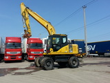 Колесный экскаватор Komatsu PW130-7, Экскаватор колесный Komatsu PW130