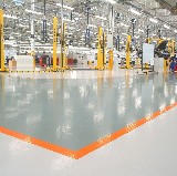 Монтаж наливных полов, полимерный промышленный пол