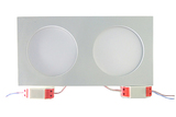 LEDcraft Downlight Белый Прямоугольный 350*180*20 20 Ватт Холодный бел