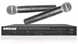 микрофон SHURE LX88-II радиосистема 2 микрофона SHURE SM58.МАГАЗИН.