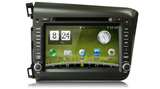 Штатная магнитола Honda civic 2012 android 4.4+wince 6.2 Newsmy Carpad