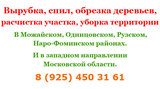 Спил деревьев, вырубка деревьев, обрезка деревьев, расчистка участка