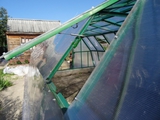 Ремонт теплиц замена поликарбоната, поврежденных дуг Тюмень