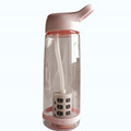 Stylish eco-friendly camping portable plastic filter water bottle