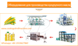 Полная линия по производству кукурузного масла на заводе по производст