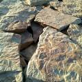 Камень Дракон серо-зелёный натуральный песчаник природный пластушка