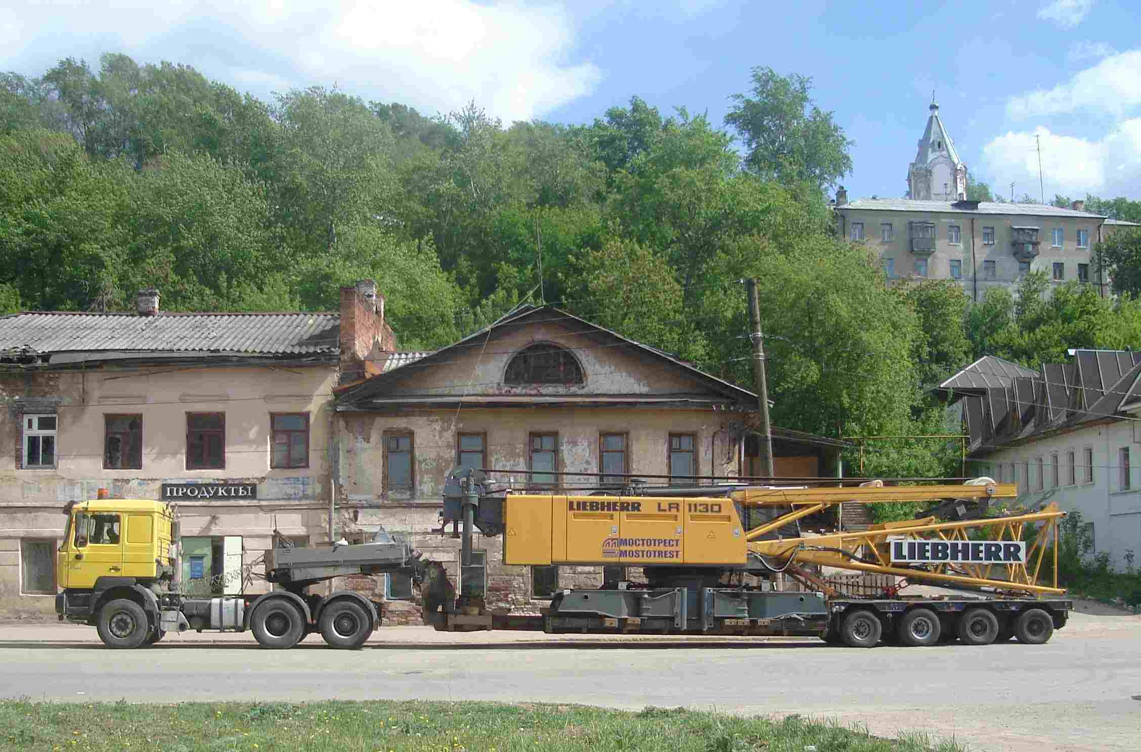 Перевозка крупногабаритных и тяжеловесных грузов