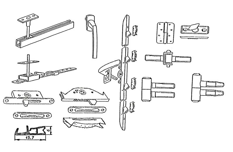 Продажа оконной фурнитуры, скобяных изделий, уплотнителя для окон
