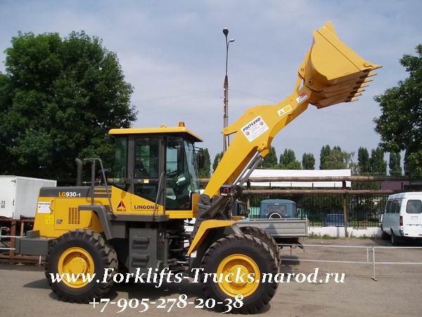 Фронтальный б/у погрузчик Lingong 930-1