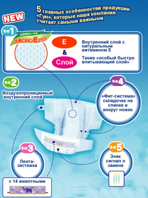 Японские подгузники оптом