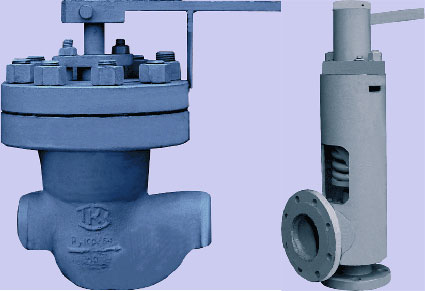 Арматура энергетическая, клапаны предохранительные, регулир.