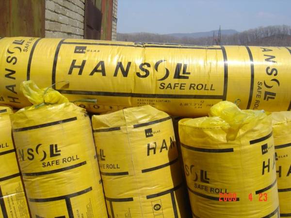 Утеплитель  HANSOLL – из штапельного стекловолокна!