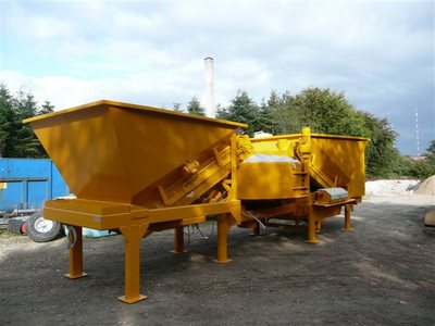 Полумобильный бетонный завод.