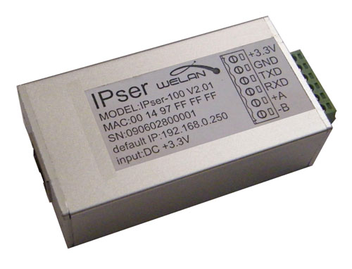 Serial to Ethernet Converter(RS232/RS485).