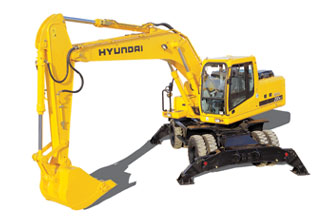 Колесный экскаватор Hyundai (Хундай) R200W-7