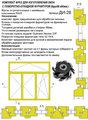 Комплекты фрез для производства дверных коробок типа Евростандарт фрез