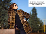 Новая итальянская шуба из соболя, норки, лисы