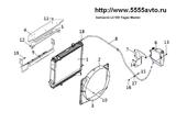 радиатор охлаждения для Lc100 Tagaz master