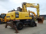 4 KOMATSU PW 200 - 7 H- колесный экскаватор