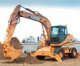 Колесный экскаватор CASE